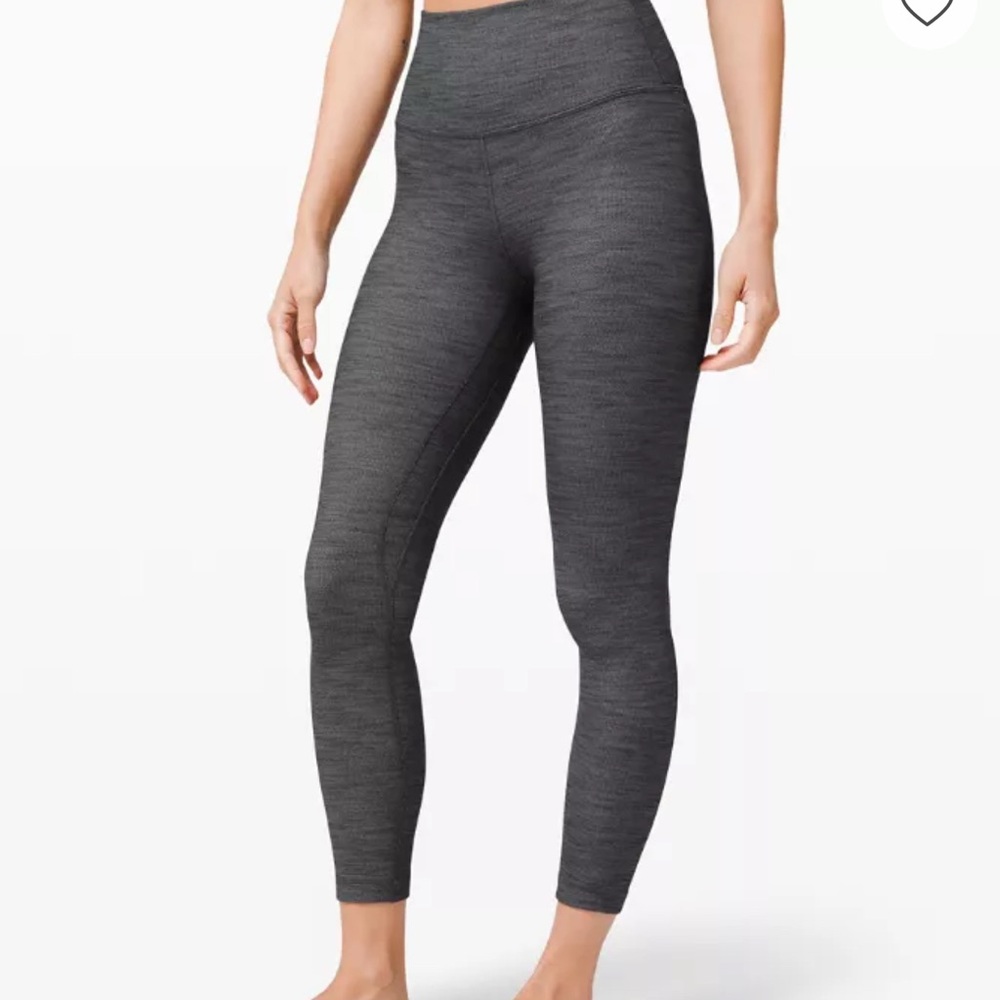Lululemon Gray High-Waisted Leggings